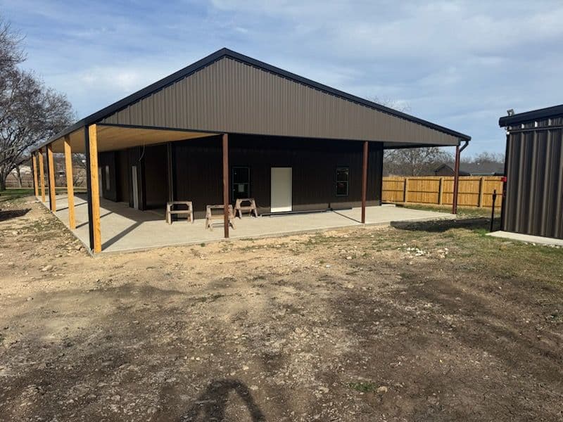 Progress on The Denman Barndominium