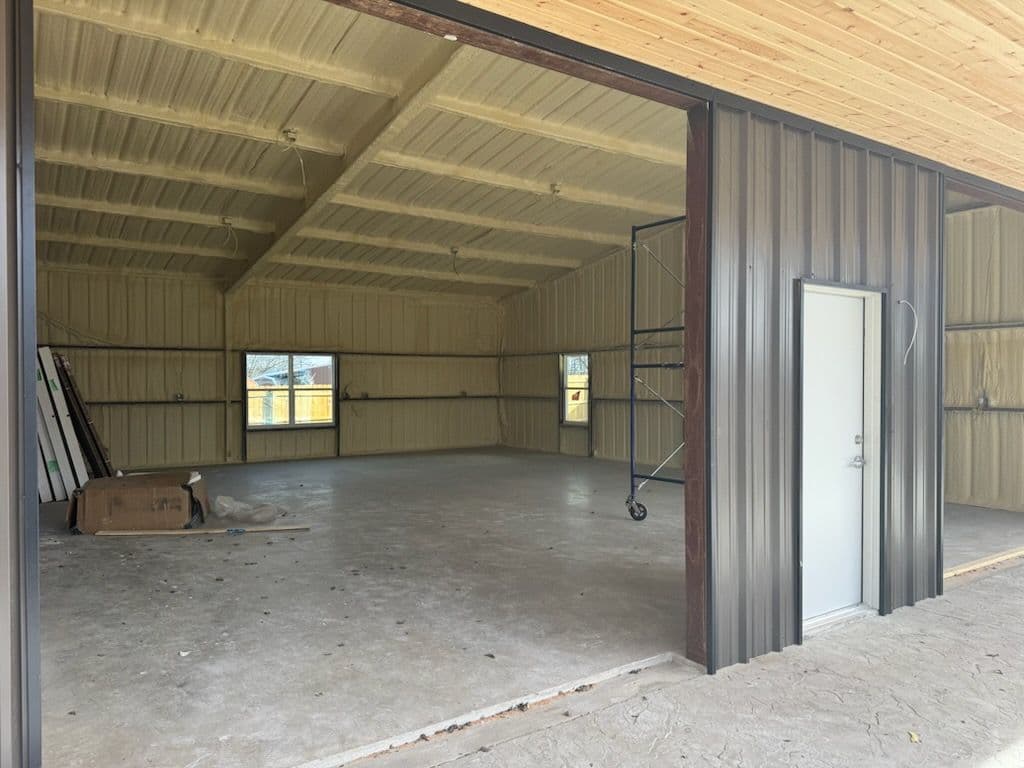 Progress on The Denman Barndominium