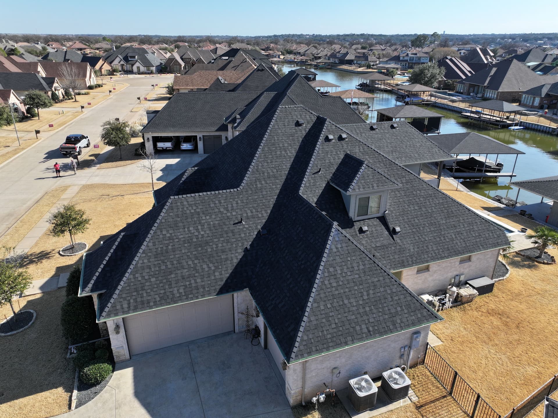 Gallery photos for Roof Upgrade with IKO Class 4 Shingles in Nordic Granite Black: Image #3