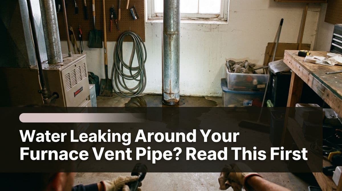 Water Leaking Around Your Furnace Vent Pipe? Read This First image